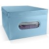 Úložný box Compactor Nordic Skládací úložný box PVC 50 x 38.5 x 24 cm světle modrý