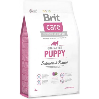 Brit Care Grain-free Puppy Salmon 1 kg (Odesíláme do 48 hod. , ex.sklad)