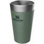 Stanley Adventure Vacuum Mug Pint nerezová ocel 18 8 zelený kladívkový povrch dvoustěnný vakuově izolovaný hrnek na pití 470 ml – Hledejceny.cz