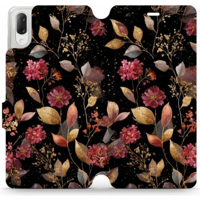 Mobiwear - Sony Xperia L3 - V171S Zlatavé lístky a květy – Zboží Mobilmania