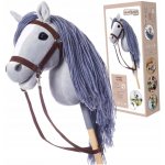 Hobby kůň HOPPIHORSE stick horse A3 šedý – Hledejceny.cz