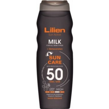 Lilien Sun Active mléko na opalování SPF50 200 ml