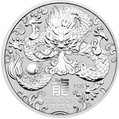 The Perth Mint Australia Stříbrná mince Rok Draka 2024 1 oz – Hledejceny.cz