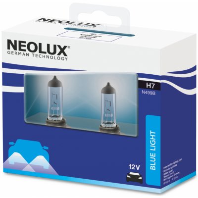 Neolux Blue Light H7 PX26d 55W 12V 2 ks – Zboží Mobilmania