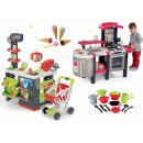 Smoby set obchod Supermarket s pokladnou a kuchyňka Superchef s hrnci a zmrzlinou 350213-28