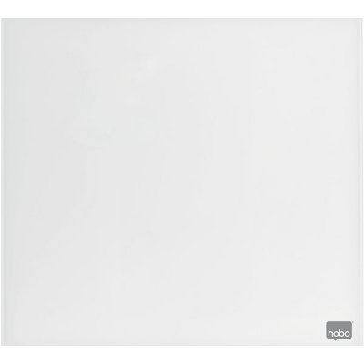 NOBO skleněná 45 x 45 cm, bílá – Zboží Mobilmania