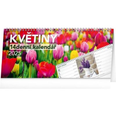 stolní Květiny 14denní 33cm x 14,5cm PGS-34565 2025 – Sleviste.cz