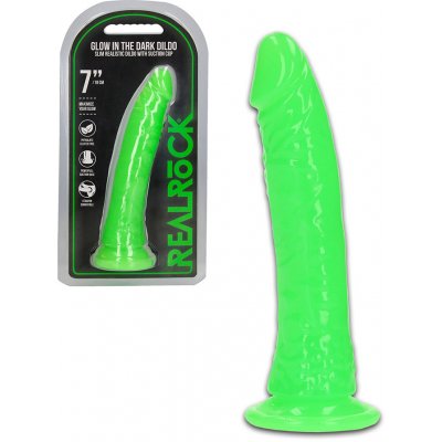 RealRock Dildo svítící 20 cm