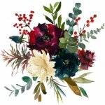 Cadence Rýžový papír v roli 30 x 30 cm Kytice s eukaliptem – Zboží Dáma