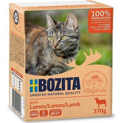 Bozita Cat kousky v želé s jehněčím 370 g – Zboží Mobilmania