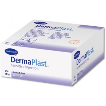 DermaPlast injekční náplast Sensitive 4 x 1,6 cm 250 ks