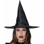 Klobouk černý čaroděj Halloween dospělý (Klobouk černý čarodějnický, dospělý HALLOWEEN (halloweenský-karnevalový-doplněk))