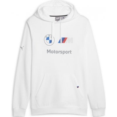 BMW mikina PUMA MMS Essentials fleece 23 white – Zboží Dáma