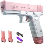 Toybit Automatická vodní pistole Splash se zásobníky růžová – Sleviste.cz