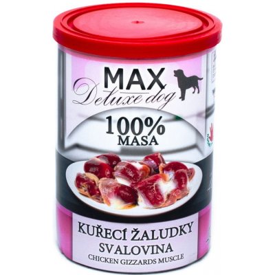 Max Deluxe kuřecí žaludky svalovina 6 x 400 g – Zboží Mobilmania