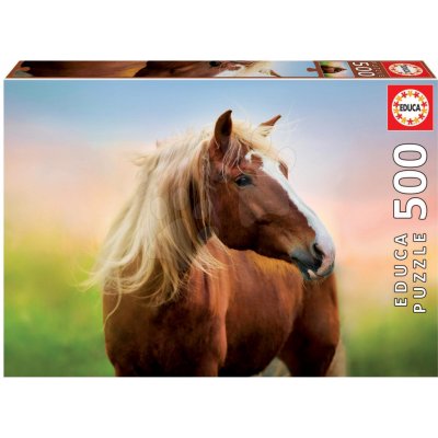 EDUCA Kůň za úsvitu 500 dílků – Zboží Mobilmania