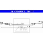 Lanko ruční brzdy ATE 24.3727-0177.2 (24372701772) – Hledejceny.cz