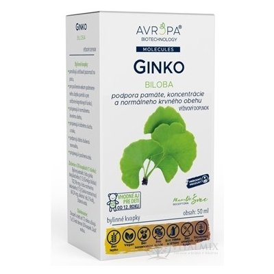 Avropa GINKO biloba bylinné kapky 50 ml – Hledejceny.cz