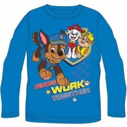 Chlapecké tričko Paw Patrol dlouhý rukáv modré