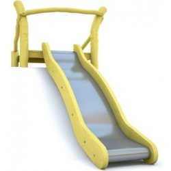 Playground System svahová z nerezu s akátovou plošinou 2,8 m