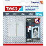 tesa® Nalepovací hřebík na tapety a omítku 0.5kg Barva: bílá, Rozměr: 2 háčky + 3 proužky – Hledejceny.cz