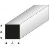 Modelářské nářadí Raboesch profil ASA čtvercový 5x1000mm