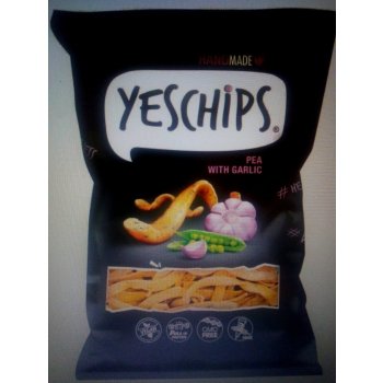 Yes Chips Hrachové s česnekem 80 g