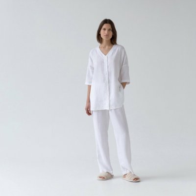 Linen Tales Dámské lněné domácí oblečení Primrose elange – Hledejceny.cz