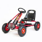 Go-kart Dětská šlapací motokára Baby Mix Razor červená – Zboží Dáma