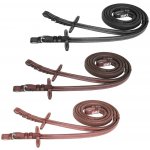 CWD Otěže RE04C Contact pogumované černá – Sleviste.cz