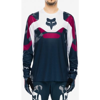 Enduro mikina Fox Ranger LS Jersey Tactile white – Hledejceny.cz