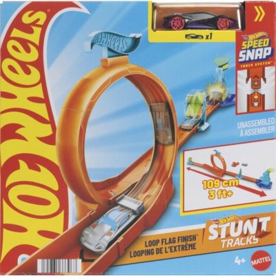 Hot Wheels Stunt Tracks Dráha s kaskadérskými prvky více druhů – Zboží Mobilmania