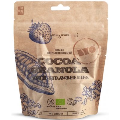 Lyofood Bio Kakaová granola s jahodami 270 g – Sleviste.cz