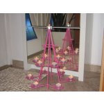 Svícen stromeček růžový – Sleviste.cz