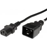 PremiumCord Kabel síťový propojovací 230V 10A 3m, konektory IEC 320 C13 - IEC 320 C20 kpsb3