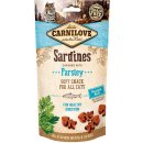 Krmivo pro kočky Carnilove Cat Semi Moist Snack Sardines enriched with Parsley 50 g