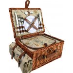 ARÔME HOME Piknikový koš pro 4 osoby, florál – Zboží Dáma ARÔME HOME Piknikový koš pro 4 osoby, florál – Zboží Dáma