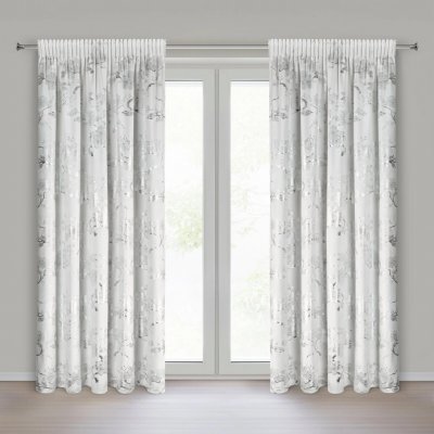 EUROFIRANY ZATEMŇOVACÍ ZÁVĚS NA PÁSCE CELIA 140X270 CM VZOROVANÁ – Hledejceny.cz