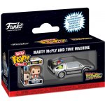 Funko Bitty Pop! Back To The Future Marty McFly And Time Machine – Hledejceny.cz