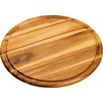 Kesper Servírovací prkénko kulaté akátové dřevo 30cm – Sleviste.cz