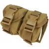 Army a lovecké pouzdra a sumky Condor Outdoor Molle na 2 ruční granáty coyote