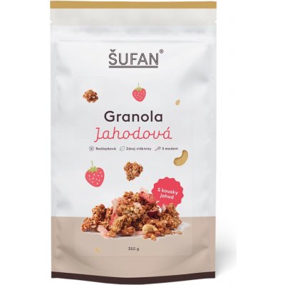 Šufan s.r.o. Granola jahodová 350 g – Hledejceny.cz