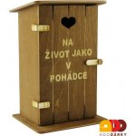 Pokladnička kadibudka Na život jako v pohádce 11 x 10 x 18 5 cm – Hledejceny.cz