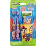 Paw Patrol Tlapková patrola zubní kartáček 2 kusy + zubní pasta 75 ml + kelímek dárková sada – Zboží Mobilmania