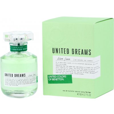 Benetton United Dreams Live Free Toaletní voda dámská 80 ml