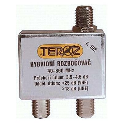 TEROZ Rozbočovač 102XP, 2x 3,5dB – Hledejceny.cz