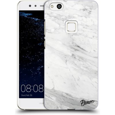 Pouzdro Picasee silikonové Huawei P10 Lite - White marble čiré – Zboží Mobilmania