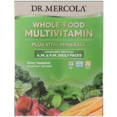 Dr.Mercola Multivitamín pro dospělé Daily Packs 240 tablet – Zboží Mobilmania