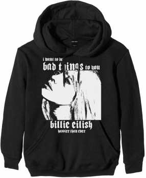 Billie Eilish Unisex Pullover Hoodie: Bad Things