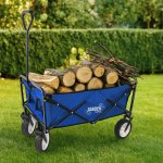 Pro-Tech shop Zahradní skládací vozík - modrý 116x54x90cm 62382 WOZ3556 – Zboží Dáma